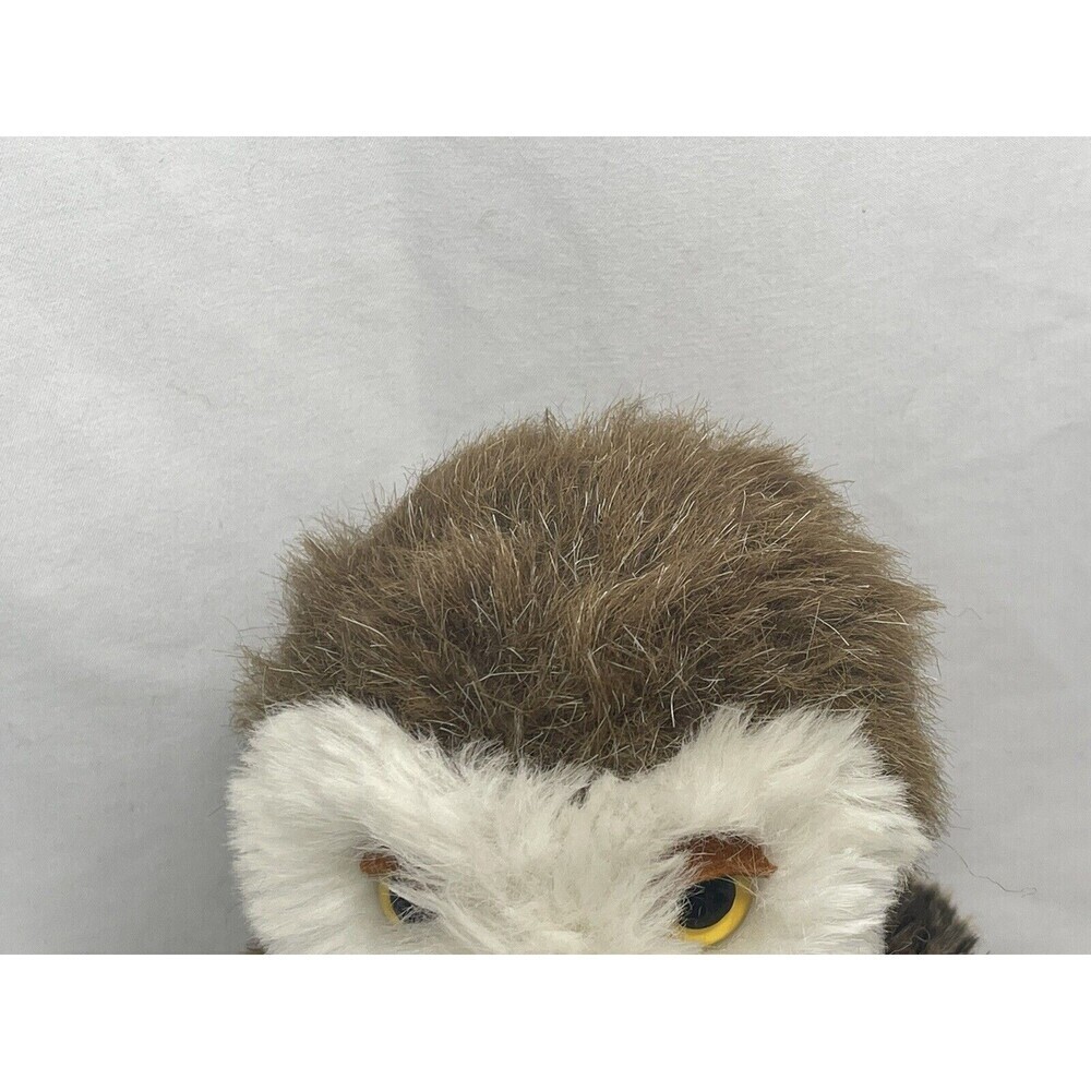 Vintage Dakin Brown Spotted Owl Plush Bean Filled 8”Stuffed Animal Toy 1980 - Picture 10 of 13
